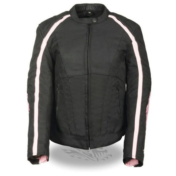 3X Milwaukee Leather Ladies Leather Jacket w/ Stud & Wings Detailing 
